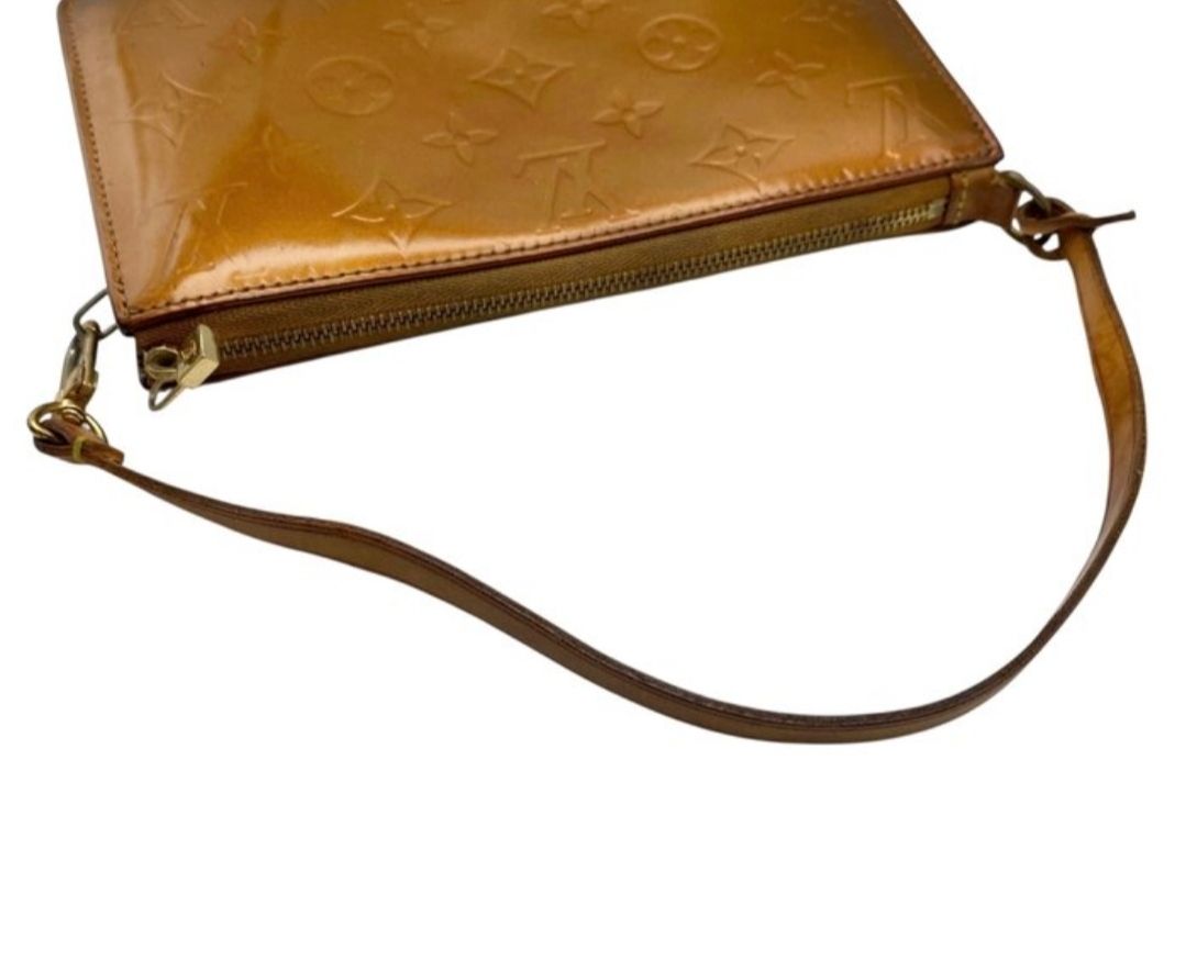 Louis Vuitton Bronze Monogram Vernis Lexington Accessoires Pochette Bag