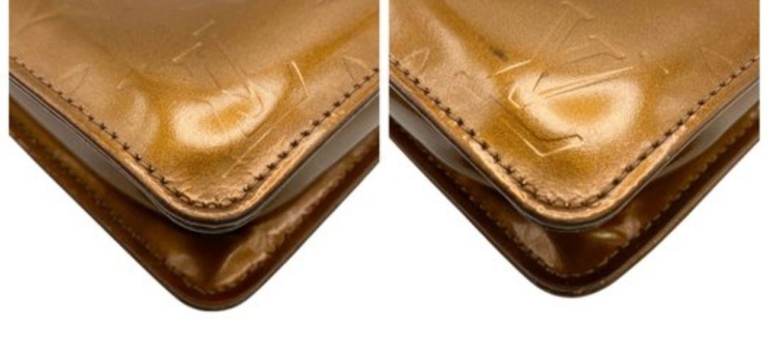 Louis Vuitton Bronze Monogram Vernis Lexington Accessoires Pochette Bag