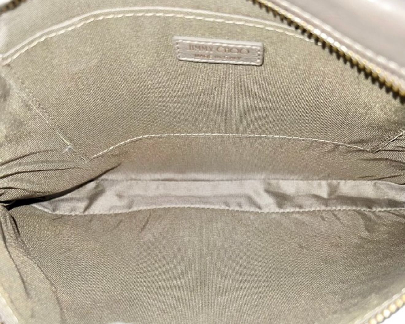 Jimmy Choo Zena Clutch Star Studded Beige