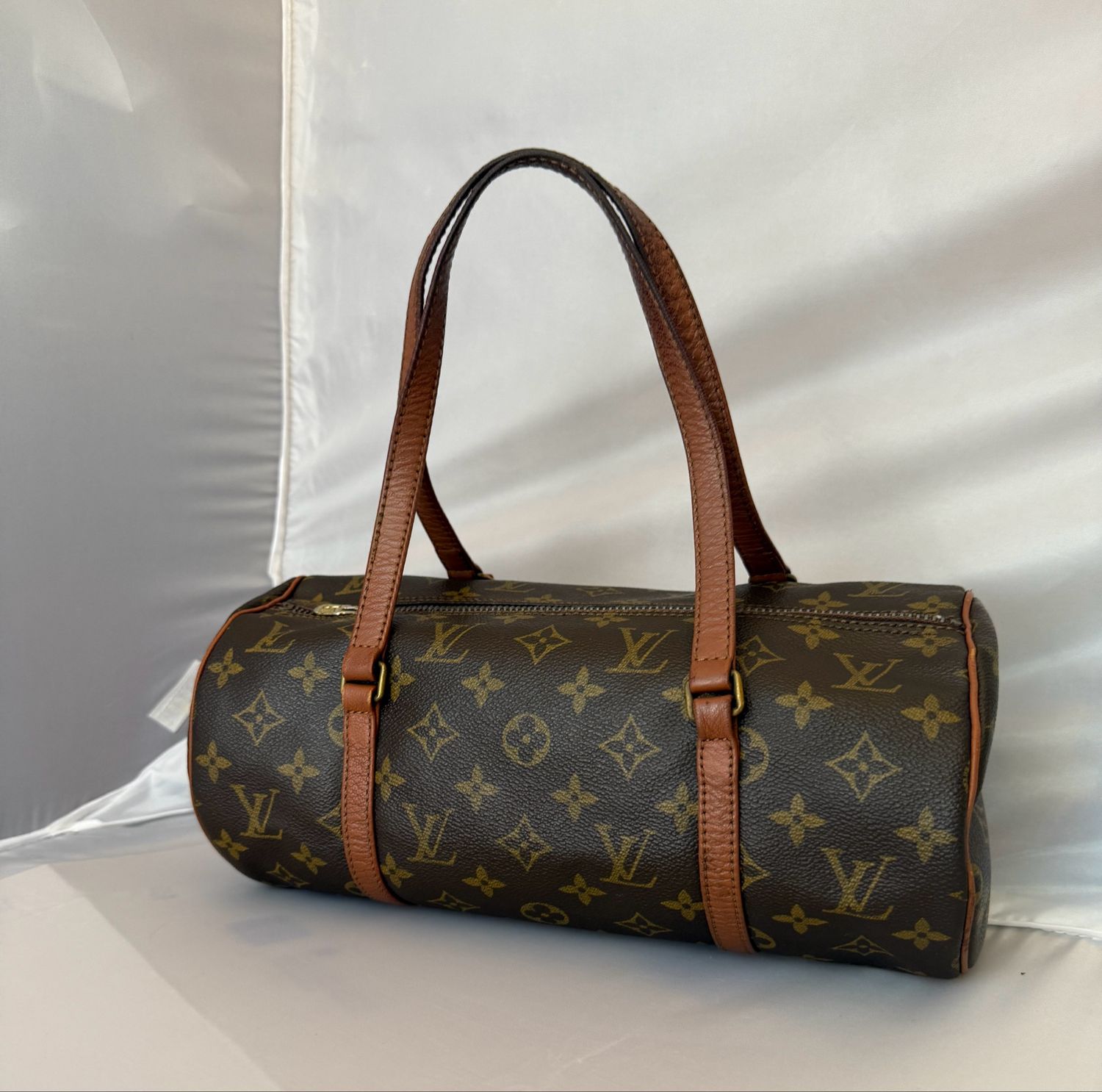 Louis Vuitton Papilon 30 bag brown Monogram leather