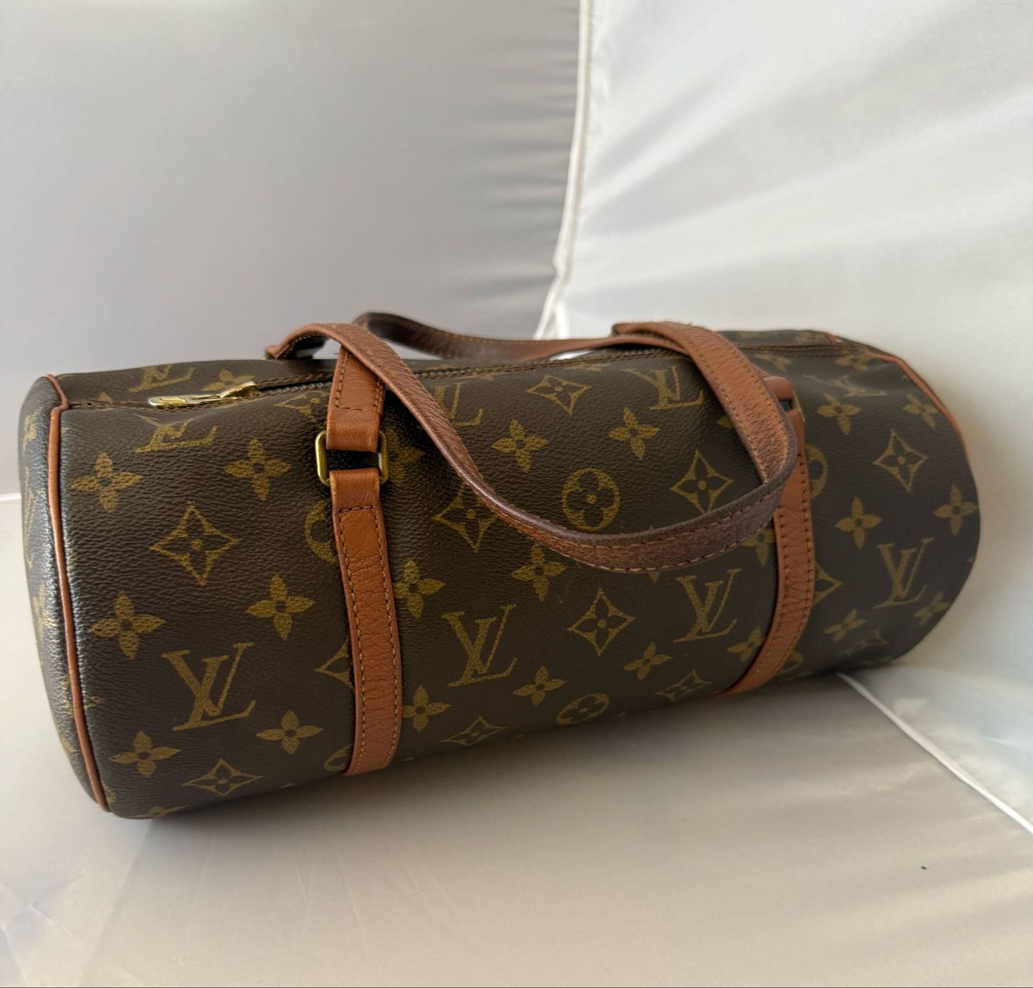 Louis Vuitton Papilon 30 bag brown Monogram leather