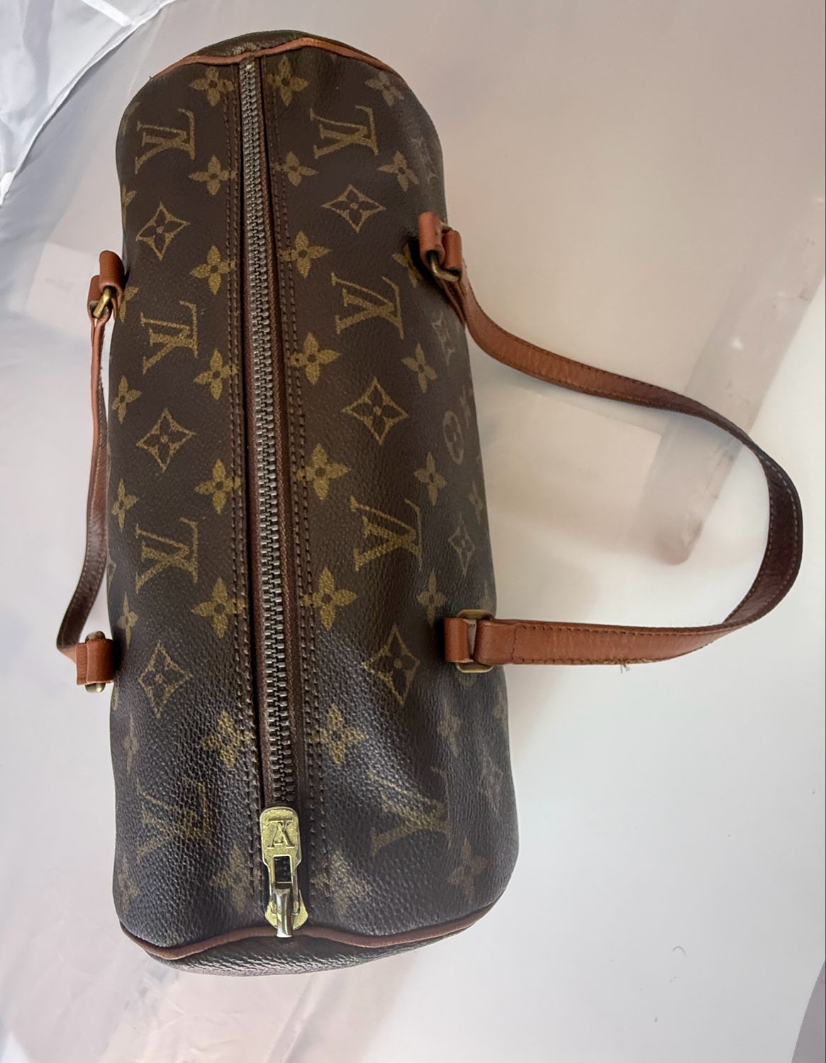 Louis Vuitton Papilon 30 bag brown Monogram leather