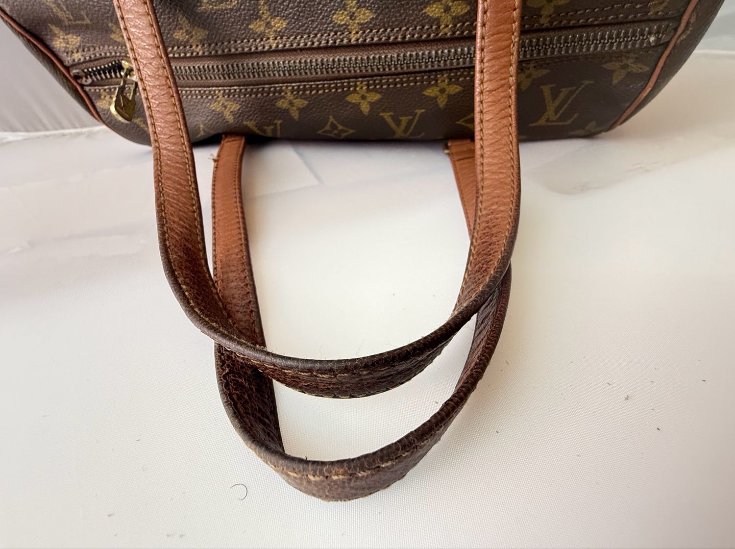 Louis Vuitton Papilon 30 bag brown Monogram leather
