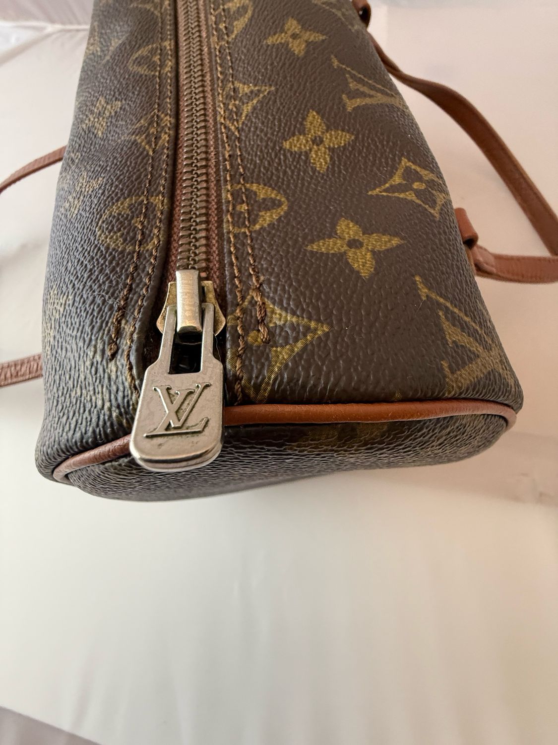 Louis Vuitton Papilon 25 bag brown Monogram leather