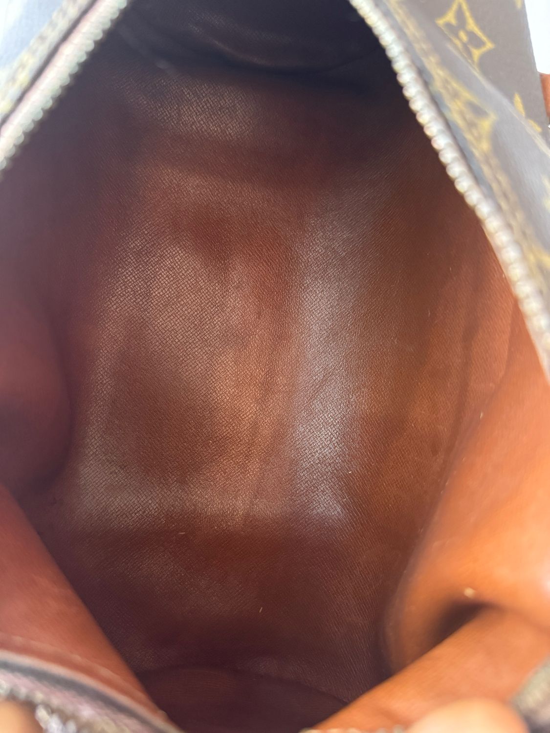 Louis Vuitton Papilon 25 bag brown Monogram leather