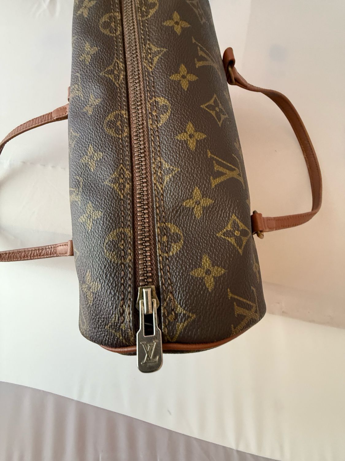 Louis Vuitton Papilon 25 bag brown Monogram leather