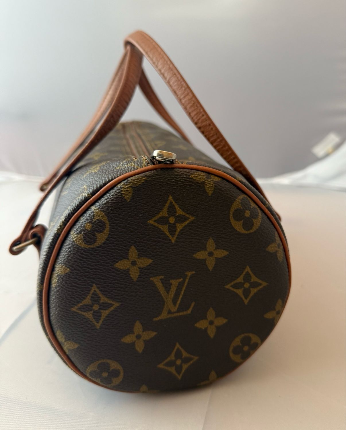 Louis Vuitton Papilon 25 bag brown Monogram leather