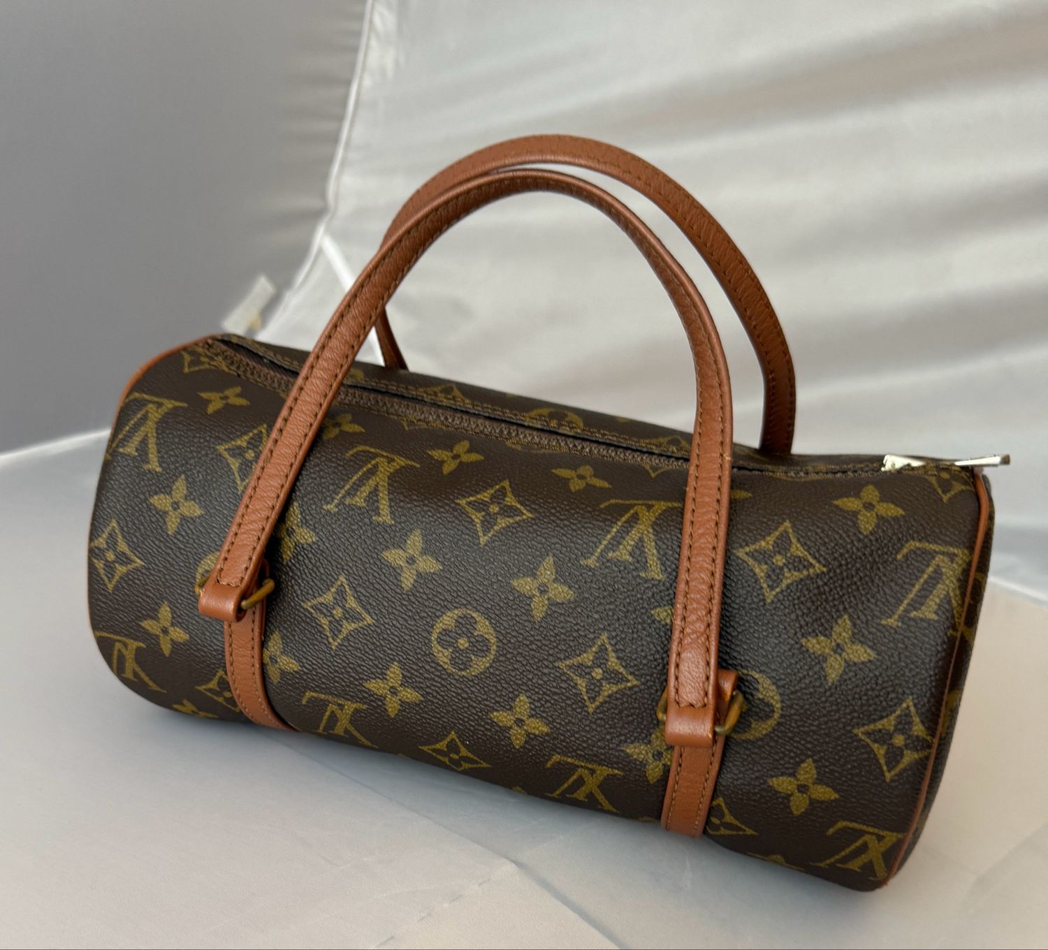 Louis Vuitton Papilon 25 bag brown Monogram leather