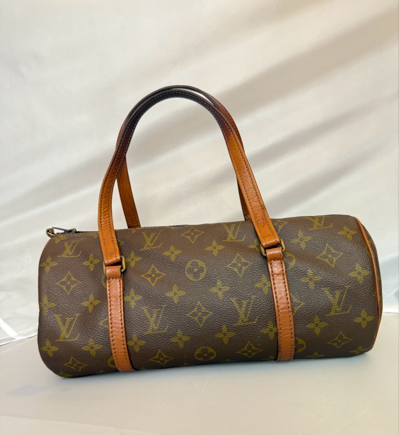 Louis Vuitton Papilon 30 bag brown Monogram leather