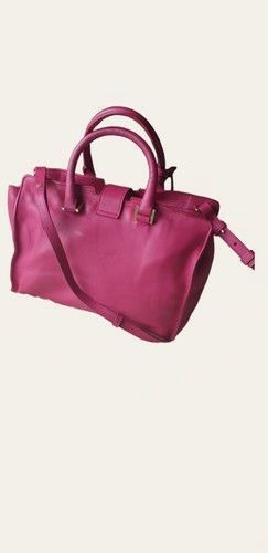YVes Saint Laurent Cabas Pink leather bag