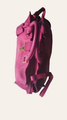 YVes Saint Laurent Cabas Pink leather bag