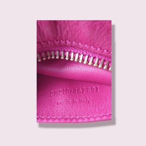 YVes Saint Laurent Cabas Pink leather bag