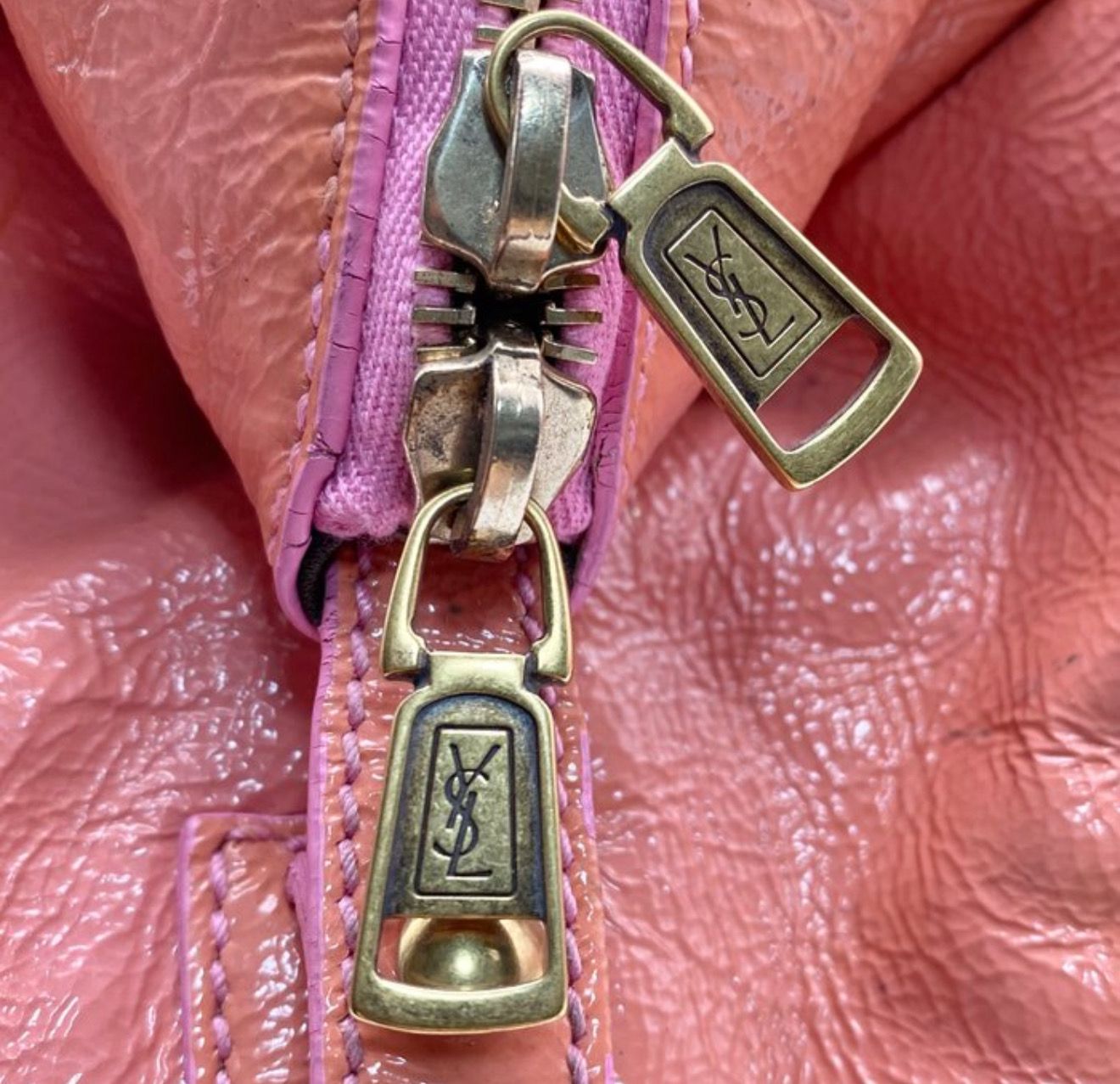 Ysl Cabas Pink leather bag
