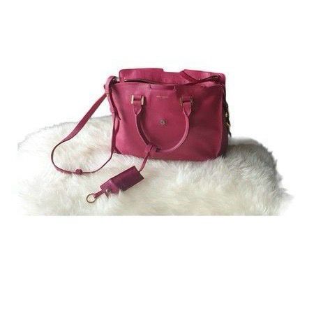 YVes Saint Laurent Cabas Pink leather bag