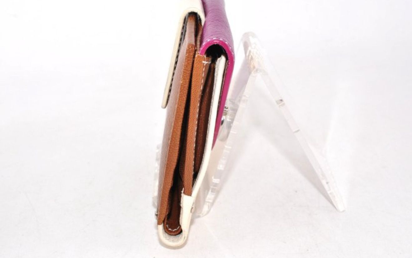 Salvatore Ferragamo Giancini Bordeaux Leather Wallet