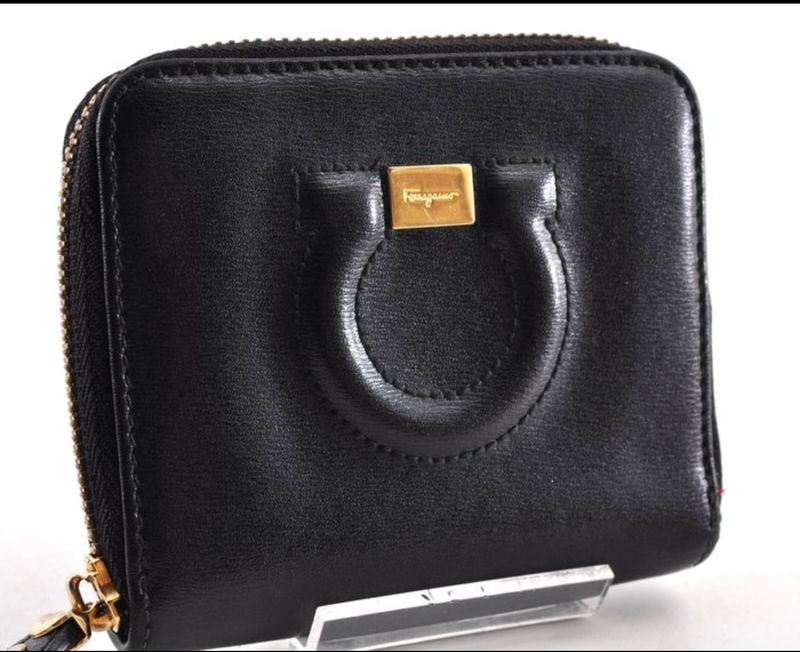 Salvatore Ferragamo Pink/Cream leather Wallet