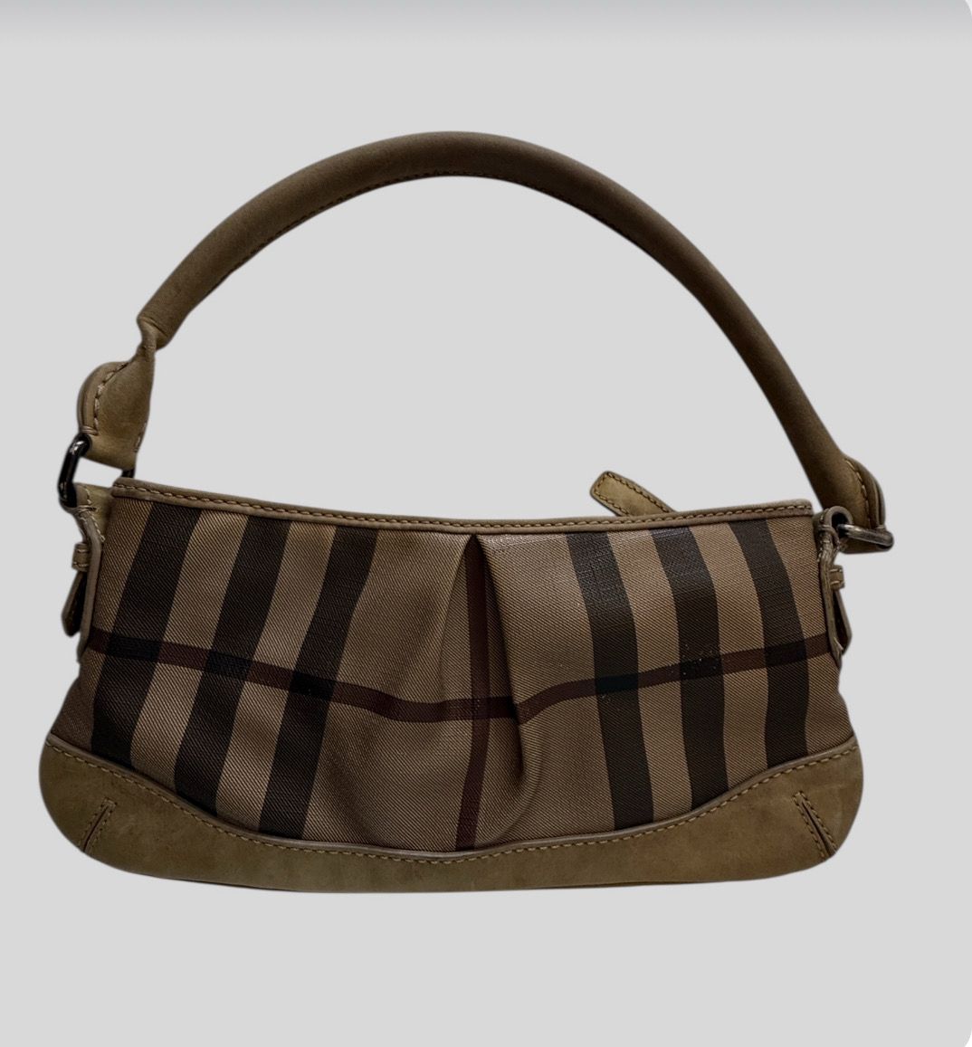 Burberry Smoke Check Hobo Bag