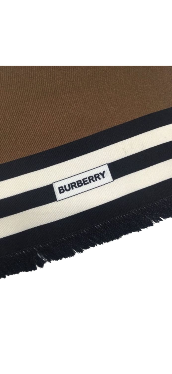 Burberry Silk Double-Face Scarf Burberry Silk Double-Face Scarf