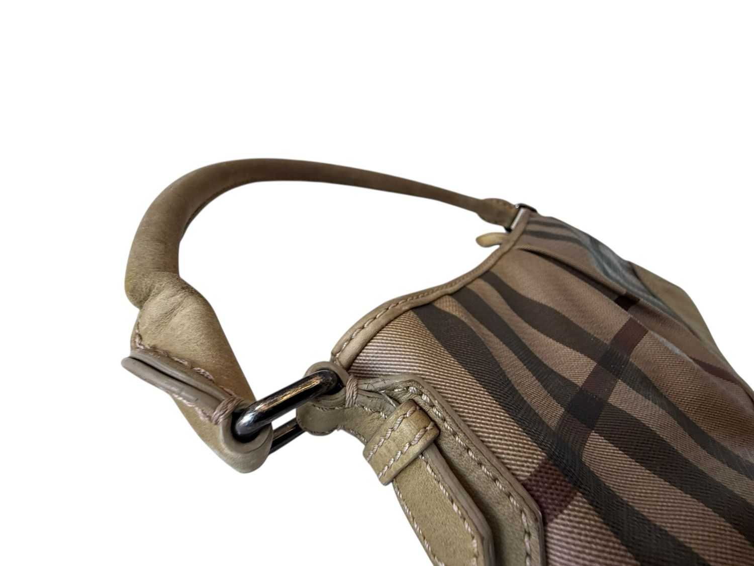 Burberry Smoke Check Hobo Bag