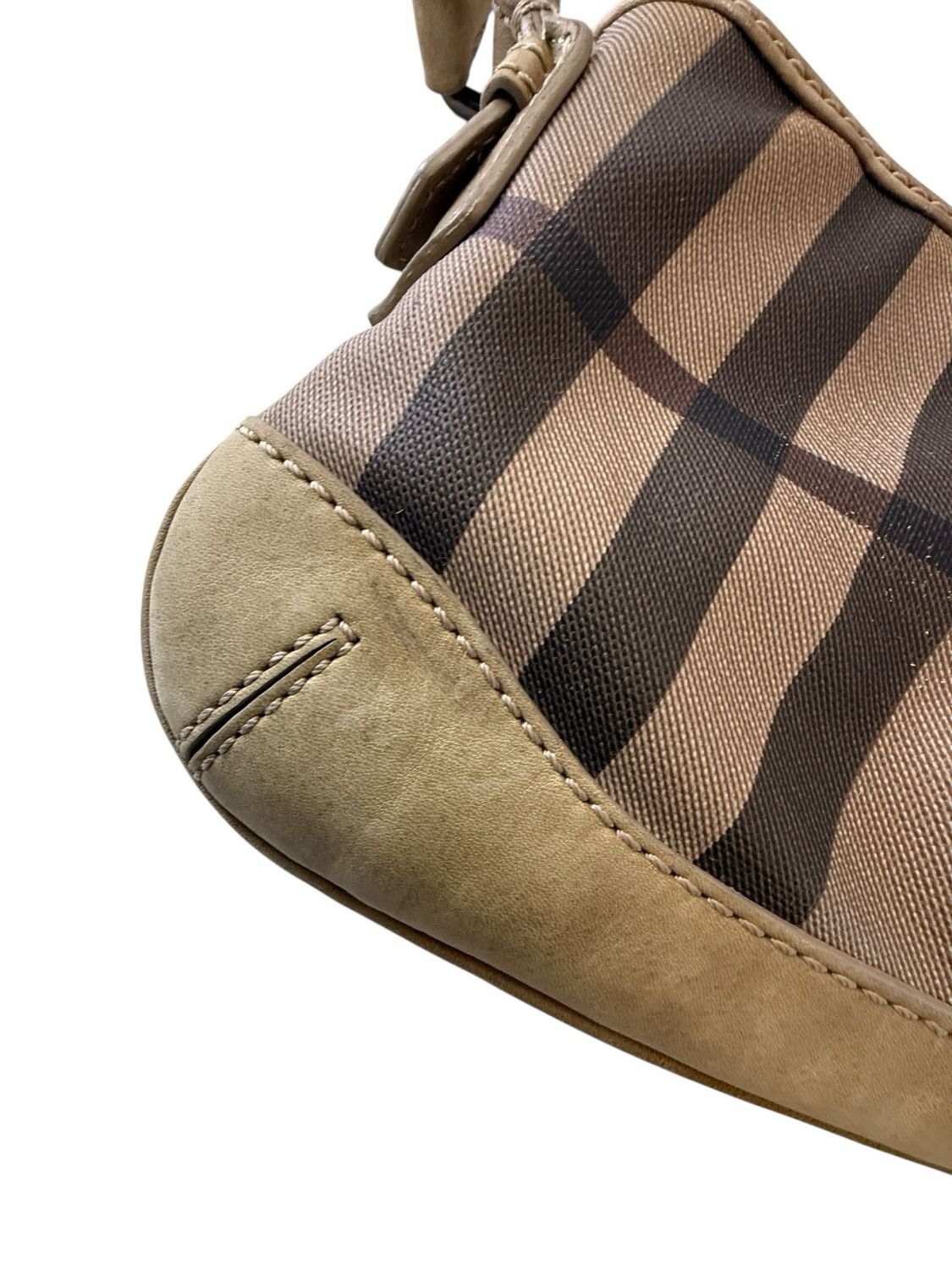 Burberry Smoke Check Hobo Bag
