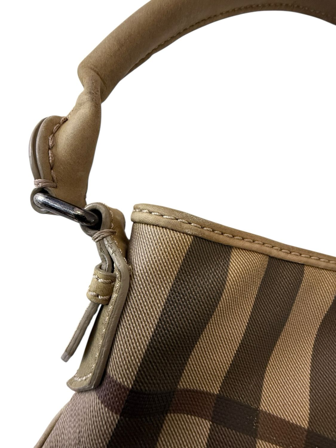 Burberry Smoke Check Hobo Bag