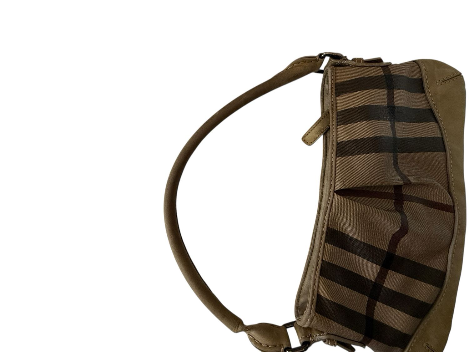 Burberry Smoke Check Hobo Bag