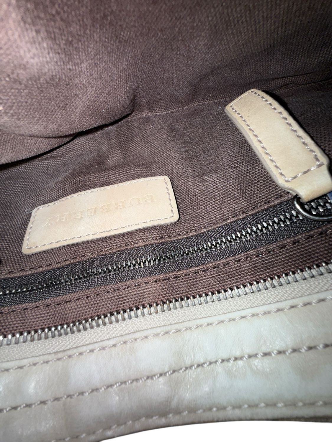 Burberry Smoke Check Hobo Bag