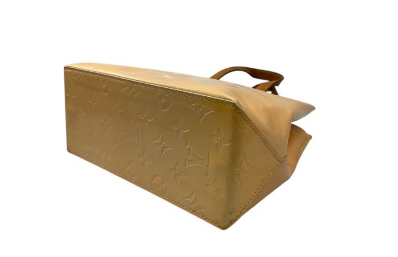 Louis Vuitton Beige Monogram Vernis Read Me PM Tote Leather Bag
