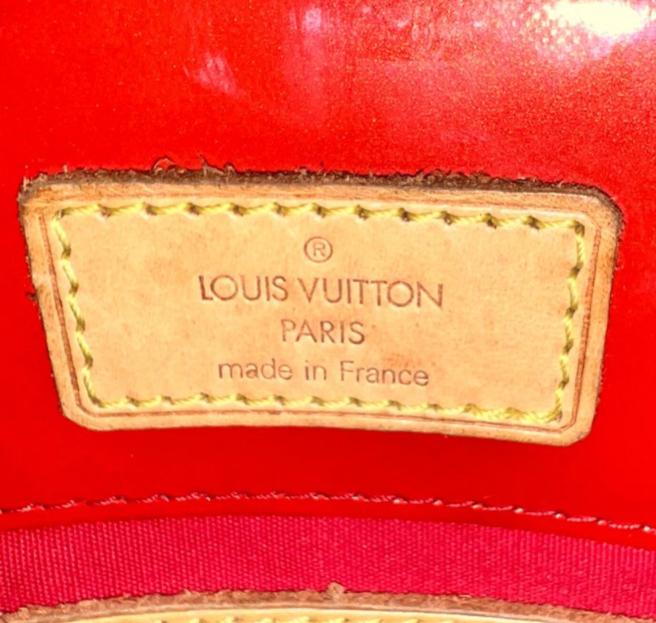 Louis Vuitton Monogram Red Vernis Read Me Tote Leather Bag PM