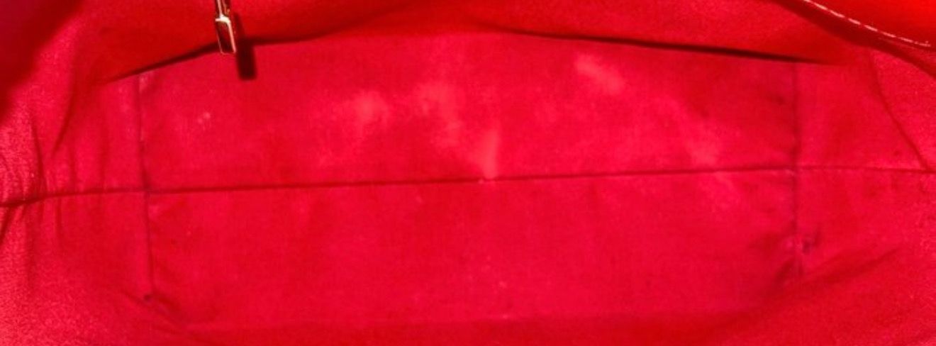 Louis Vuitton Monogram Red Vernis Read Me Tote Leather Bag PM