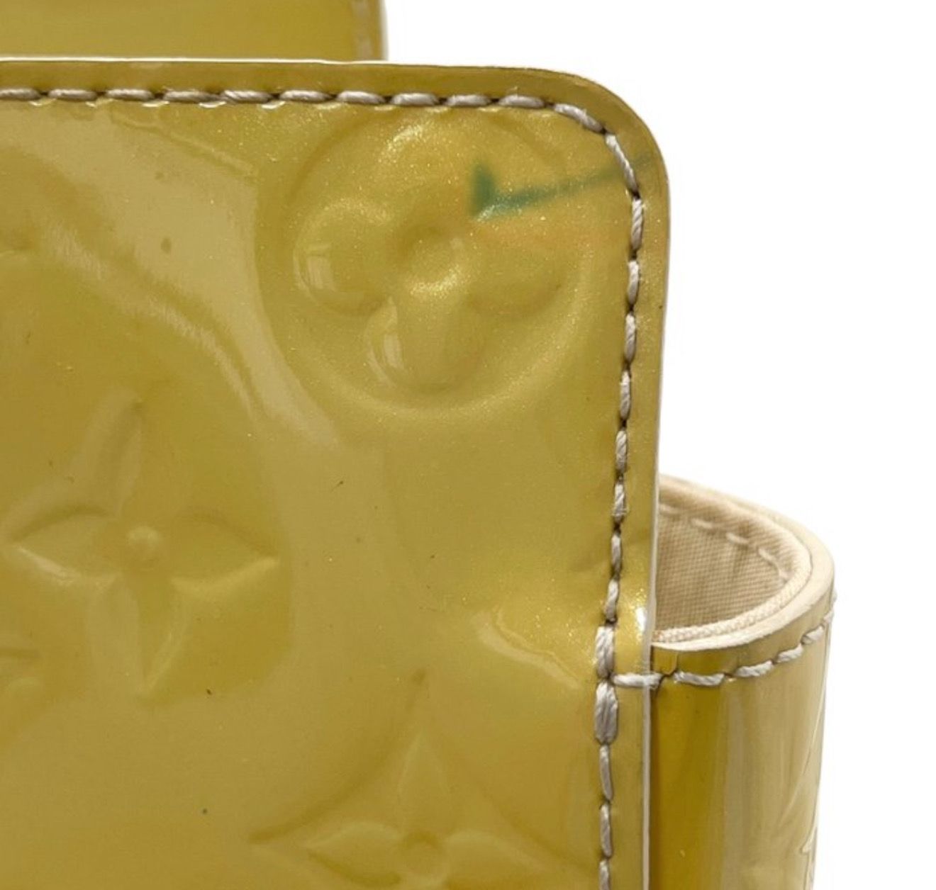 Louis Vuitton Yellow Vernis Katarina Leather Tote