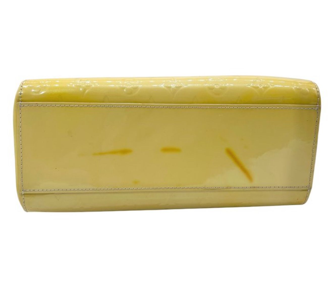 Louis Vuitton Yellow Vernis Katarina Leather Tote