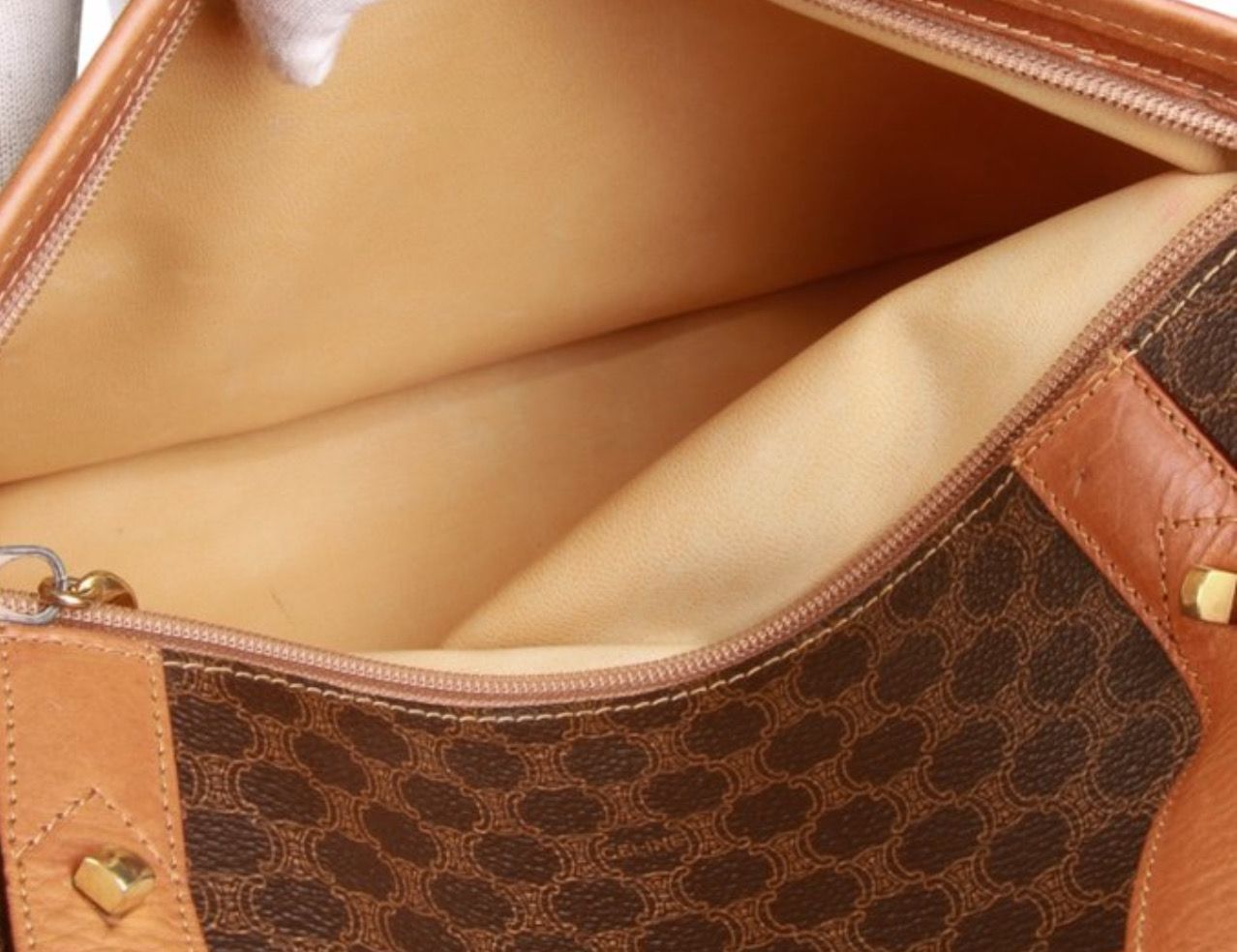 Celine Macadam Croissant Tote