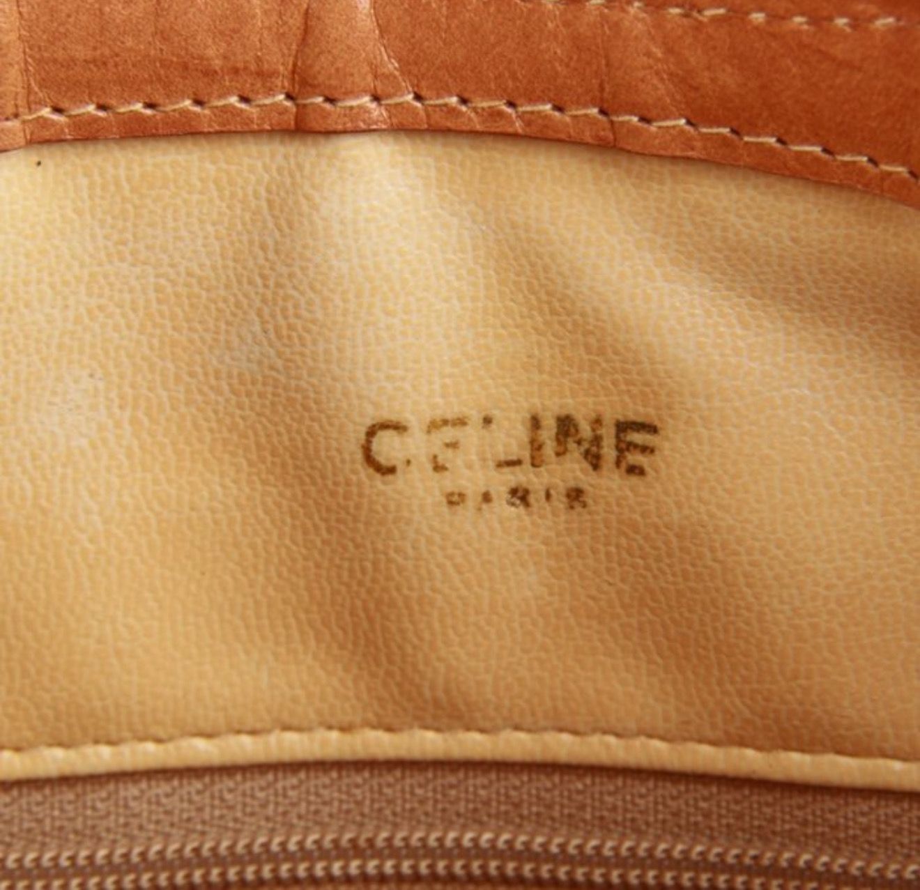 Celine Macadam Croissant Tote