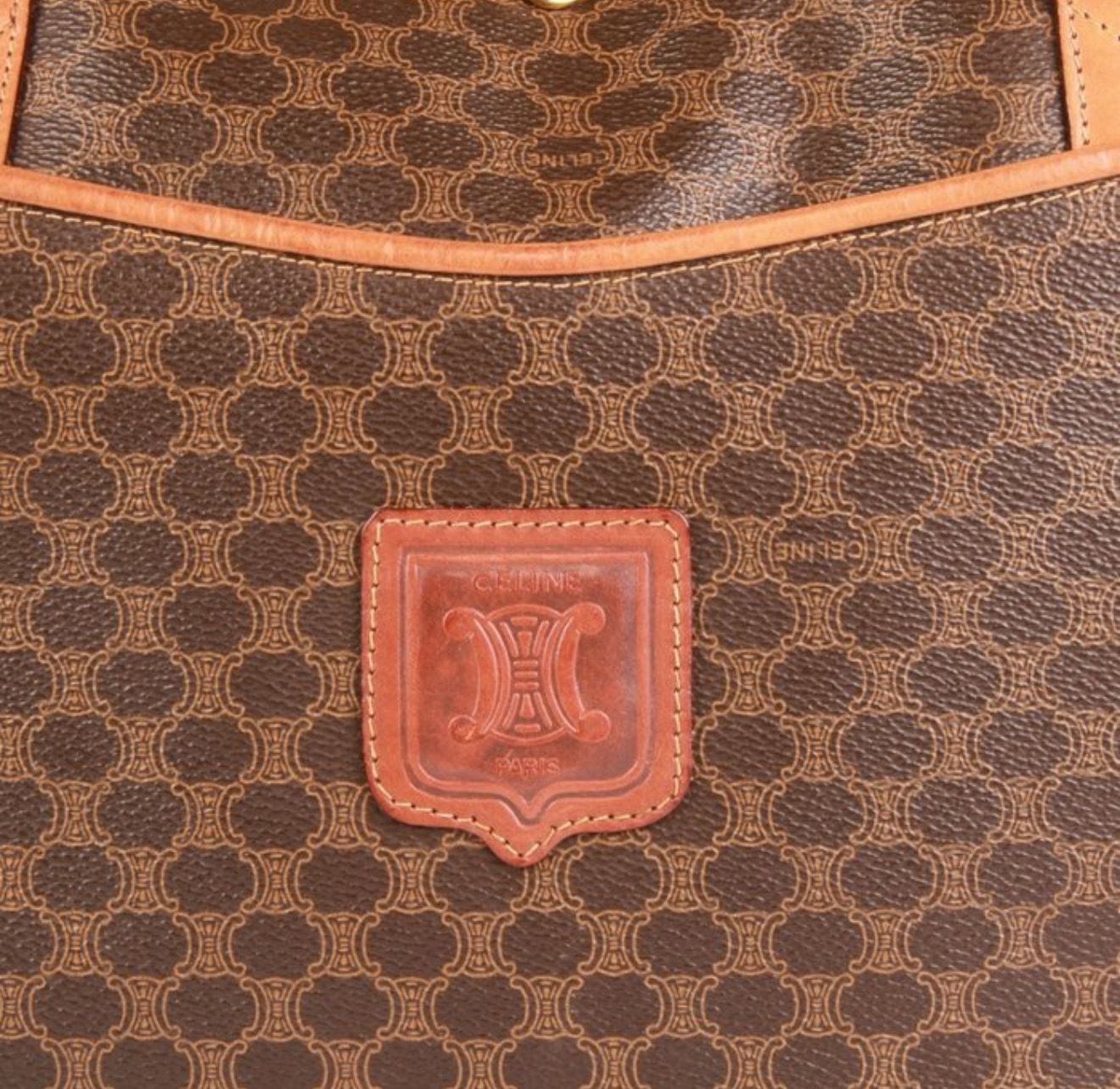 Celine Macadam Croissant Tote