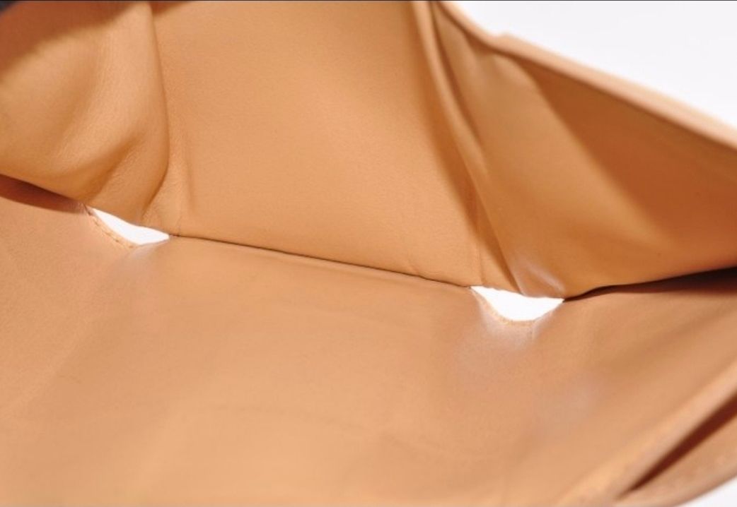 Bottega Veneta Cassette Trifold Leather wallet Camel