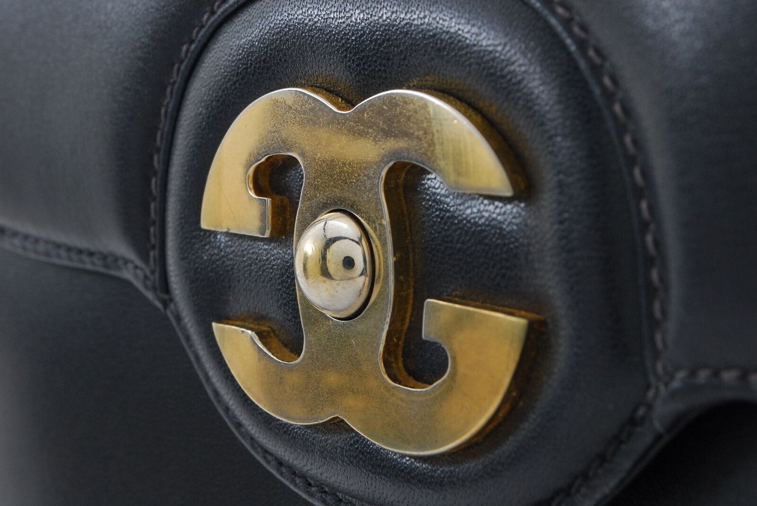 Gucci interlock Shoulder Blue leather bag