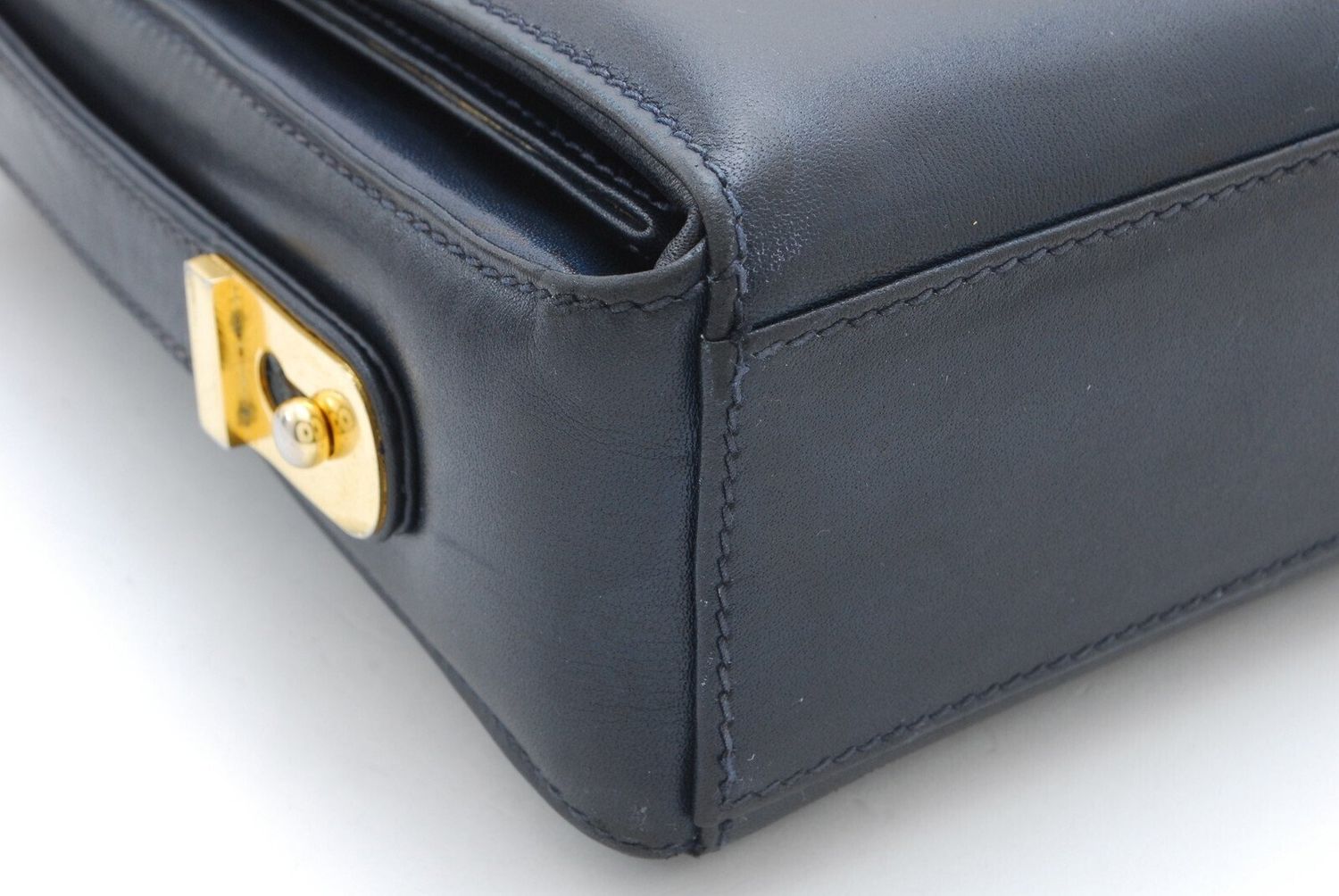 Gucci interlock Shoulder Blue leather bag