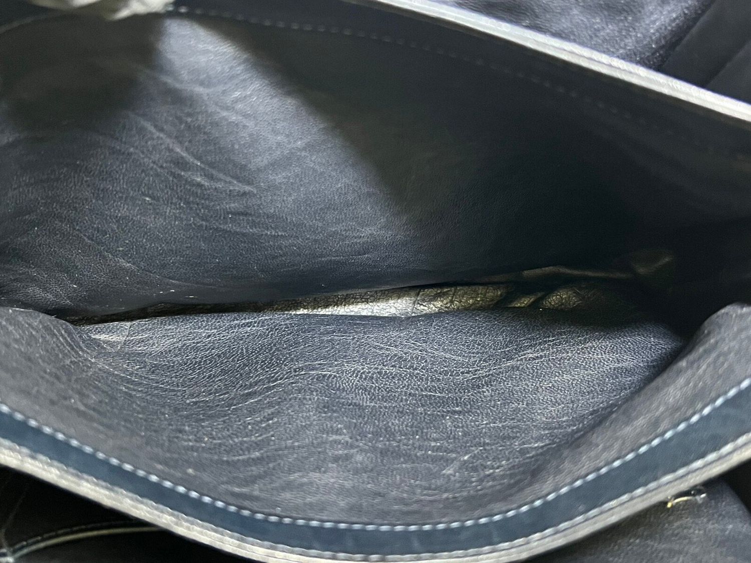 Gucci interlock Shoulder Blue leather bag