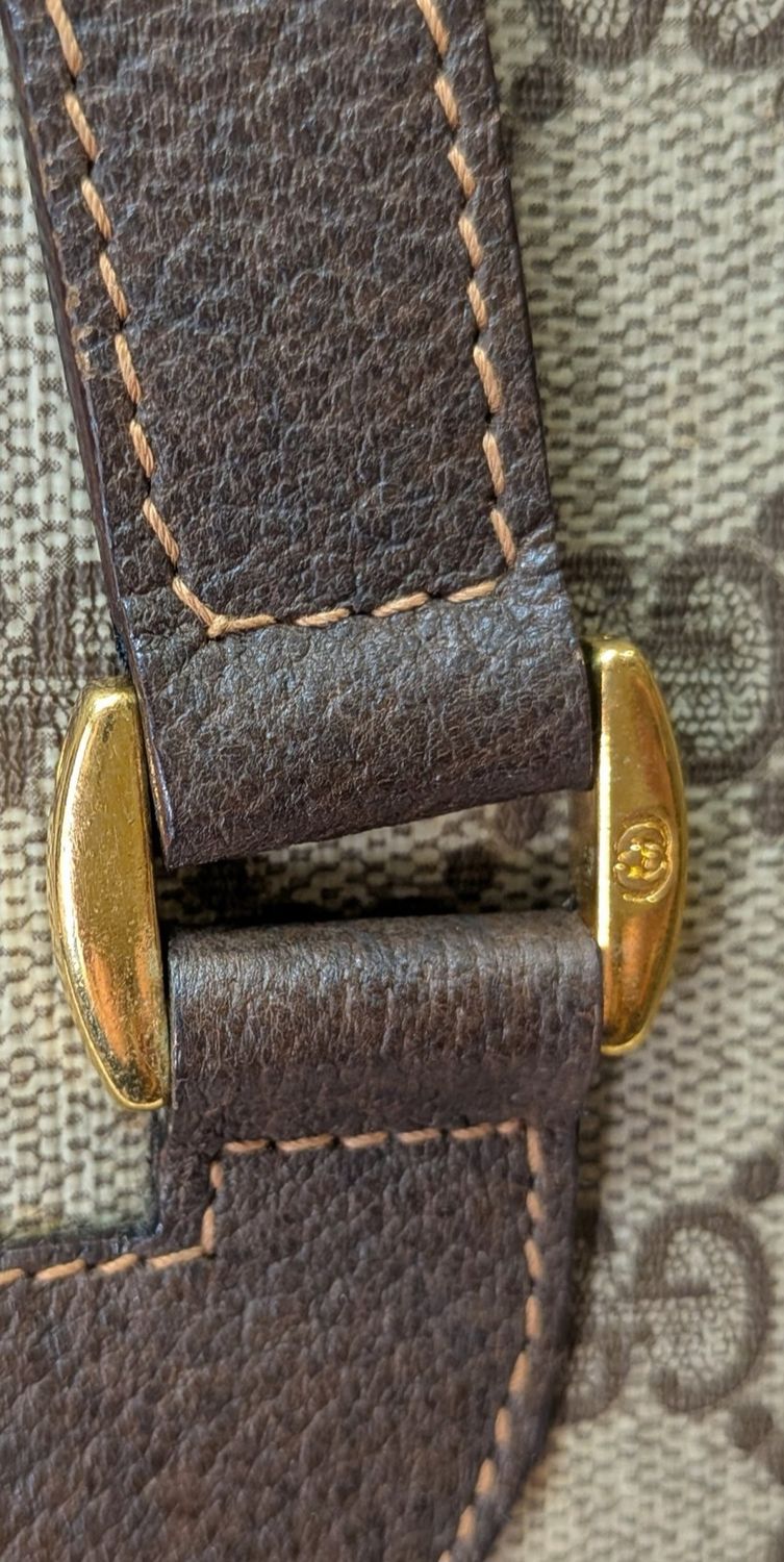 Gucci Sherry Line supreme web  tote  bag beige  canvas