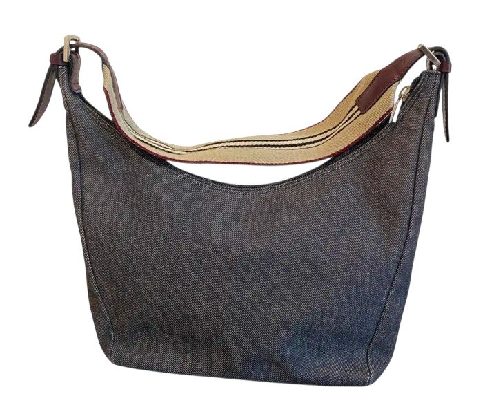 Burberry Blue Denim Shoulder Bag