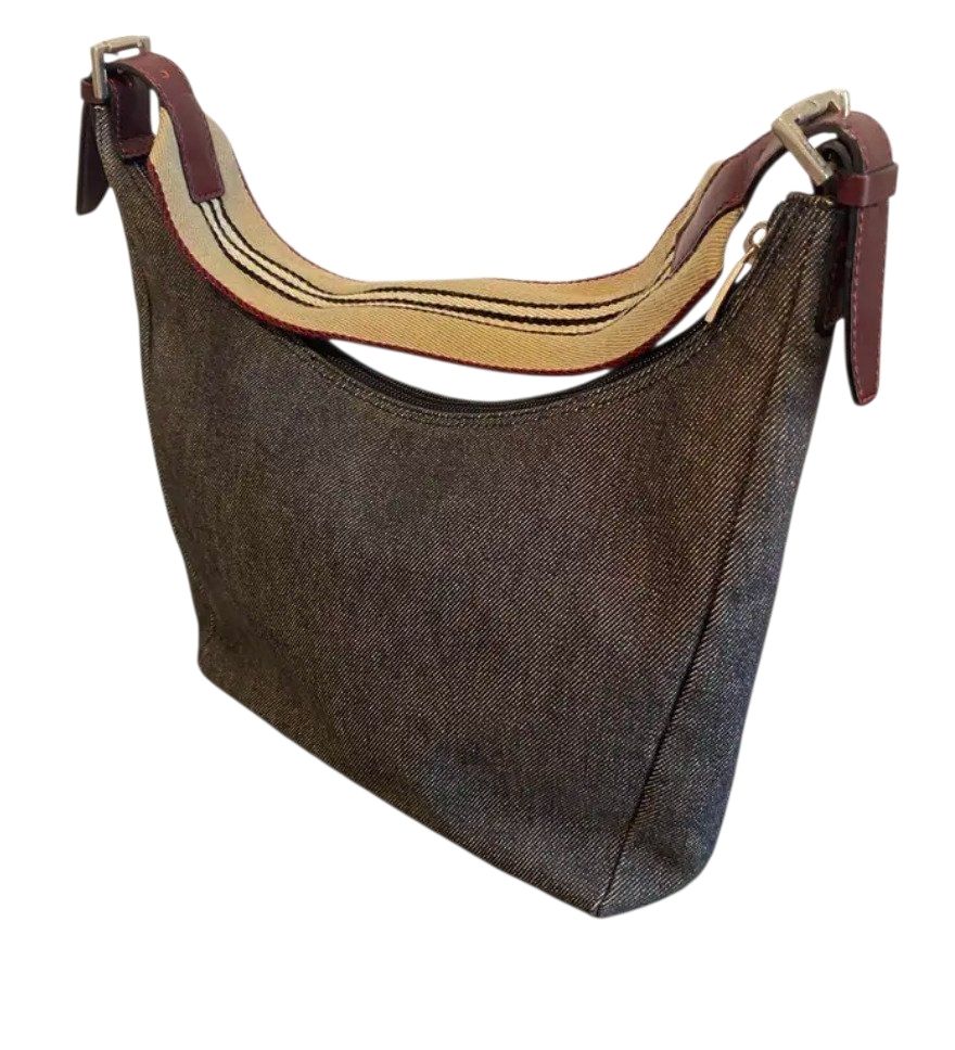 Burberry Blue Denim Shoulder Bag