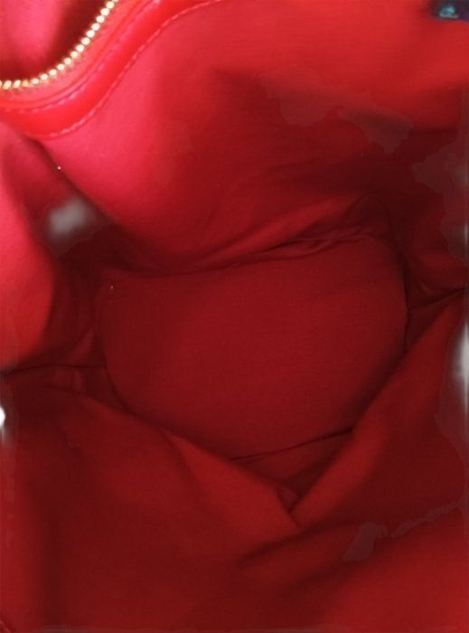 Céline Paris Deep Red Leather Backpack