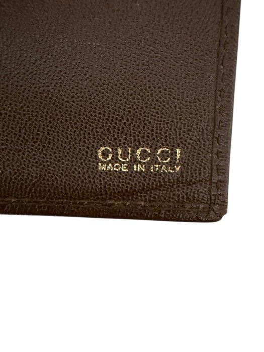 Gucci Vintage Brown Leather Wallet
