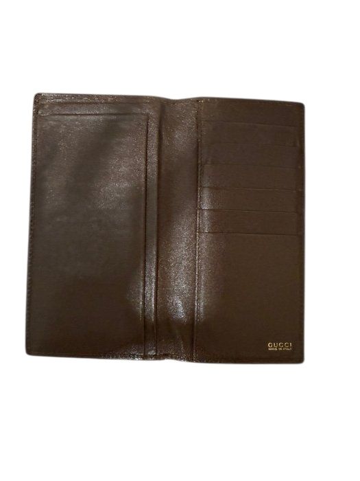 Gucci Vintage Brown Leather Wallet