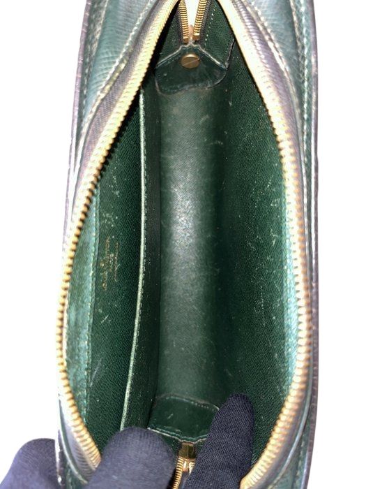 Louis Vuitton Baikal Tiaga leather pouch Green