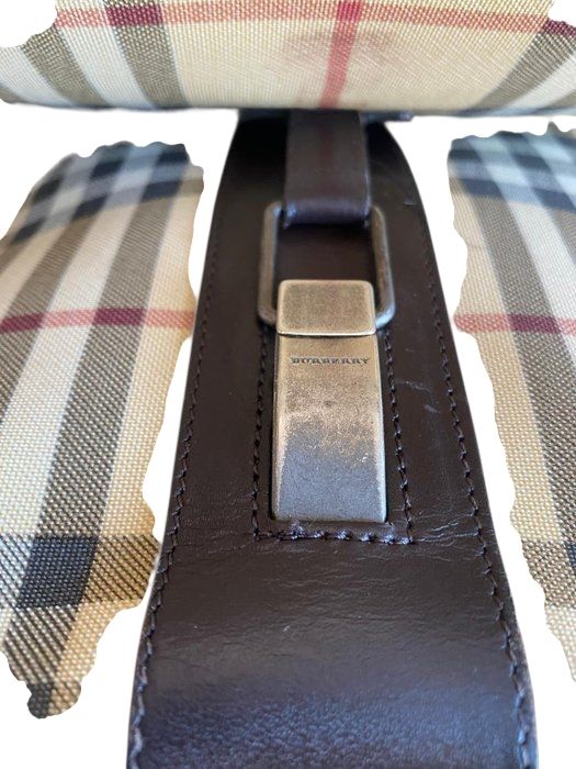 Burberry Signature  Nova Check Canvas Bag