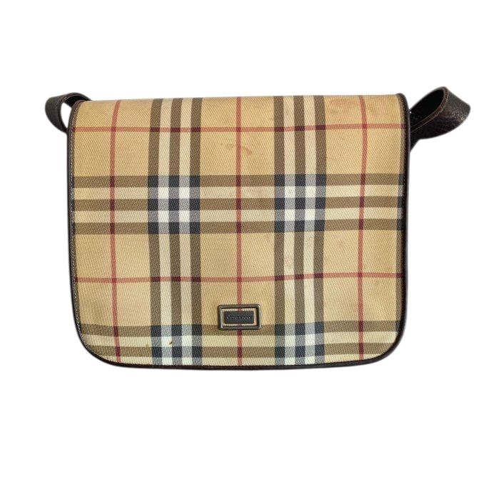 Burberry Signature  Nova Check Canvas Bag