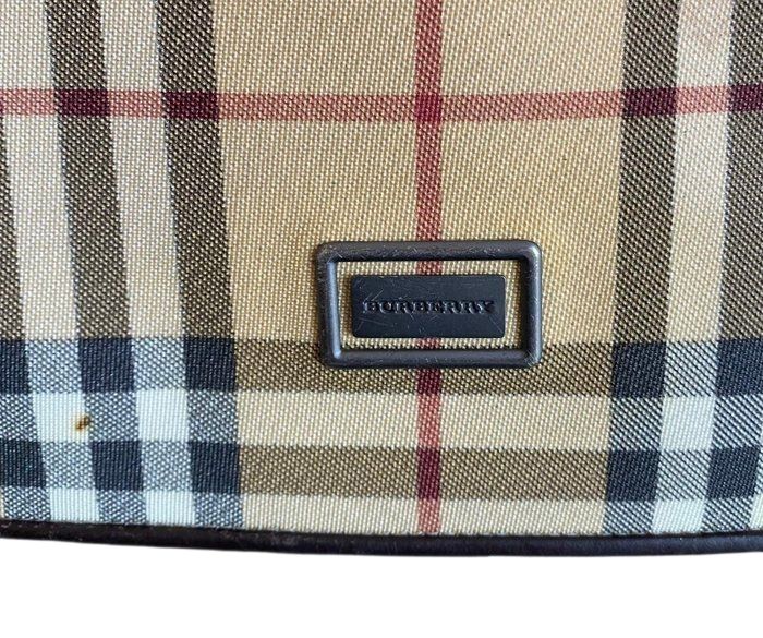 Burberry Signature  Nova Check Canvas Bag