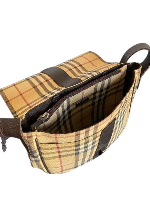 Burberry Signature  Nova Check Canvas Bag